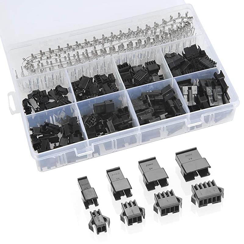1120Pcs 254mm Pitch 2 3 4 5 6 7 8 9 Pin JST SM Male and Female Plug Housing MaleFemale Pin Header Crimp Terminals Connector Kit