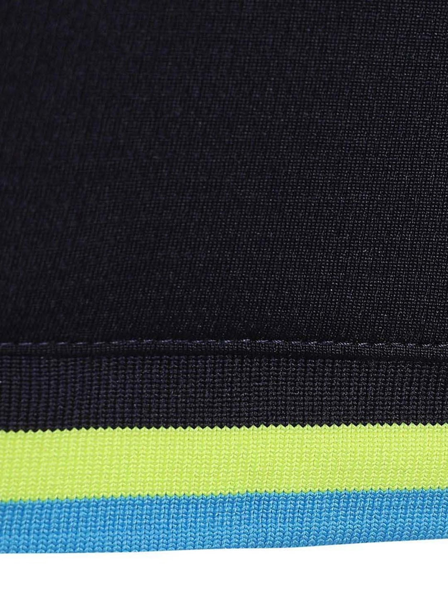 Lil Tomatoes Kids Teal Color Block Full Sleeves Tracksuit