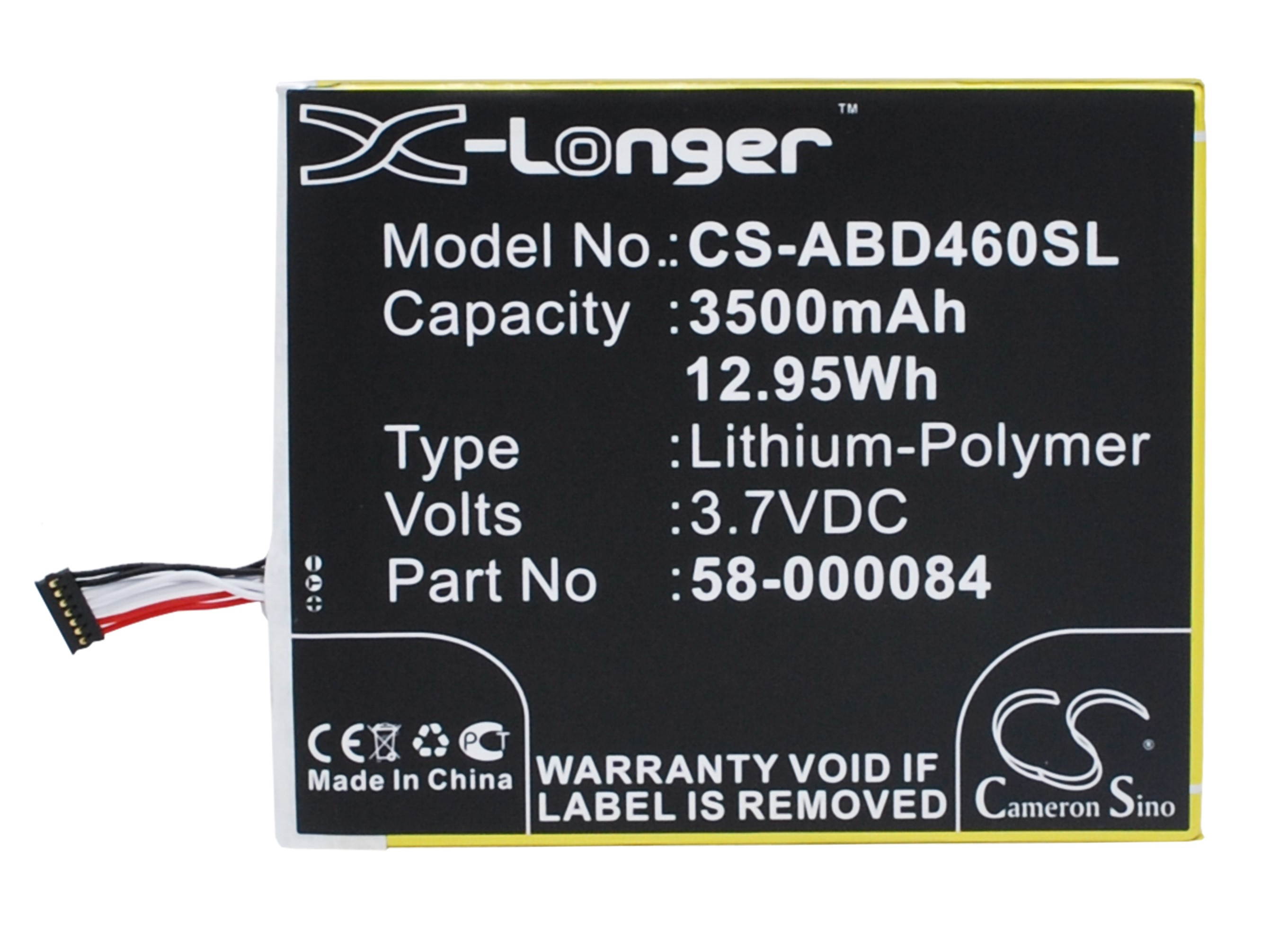 Battery Replacement for Amazon Kindle Fire HD 7" B00IKPW0UA SQ46CW B00IKPYKWG 58-000084 MC-347993