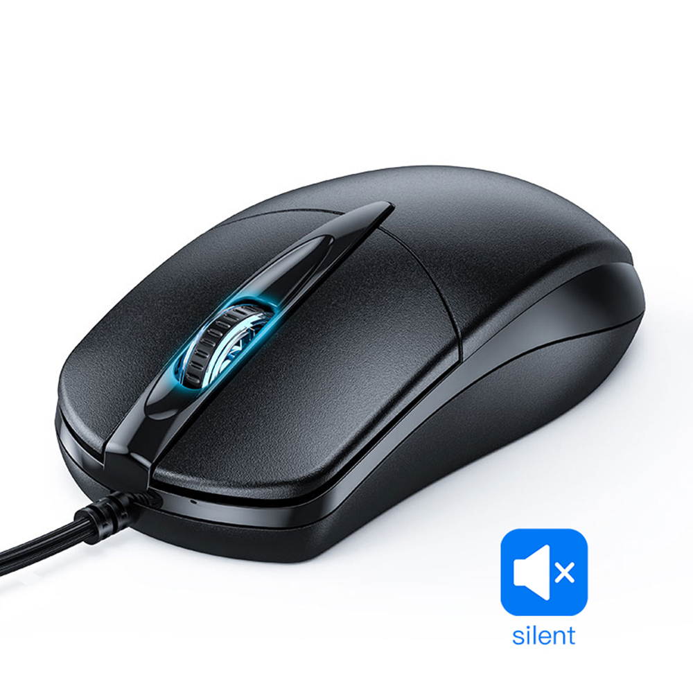 3D USB Wired Mouse Gaming Mouse Silent Ergonomics Optical Mouse 1000 DPI Computer Mouse Gamer Compatible with PC/Laptop/Desktop (Black)