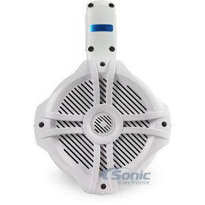 POWER ACOUSTIK MWT-80W Marine-Grade 8" 750-Watt Wake Tower Enclosure & Speaker System (White)