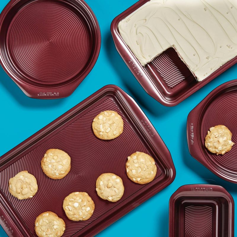 Circulon 5pc Nonstick Bakeware Set Chocolate Brown