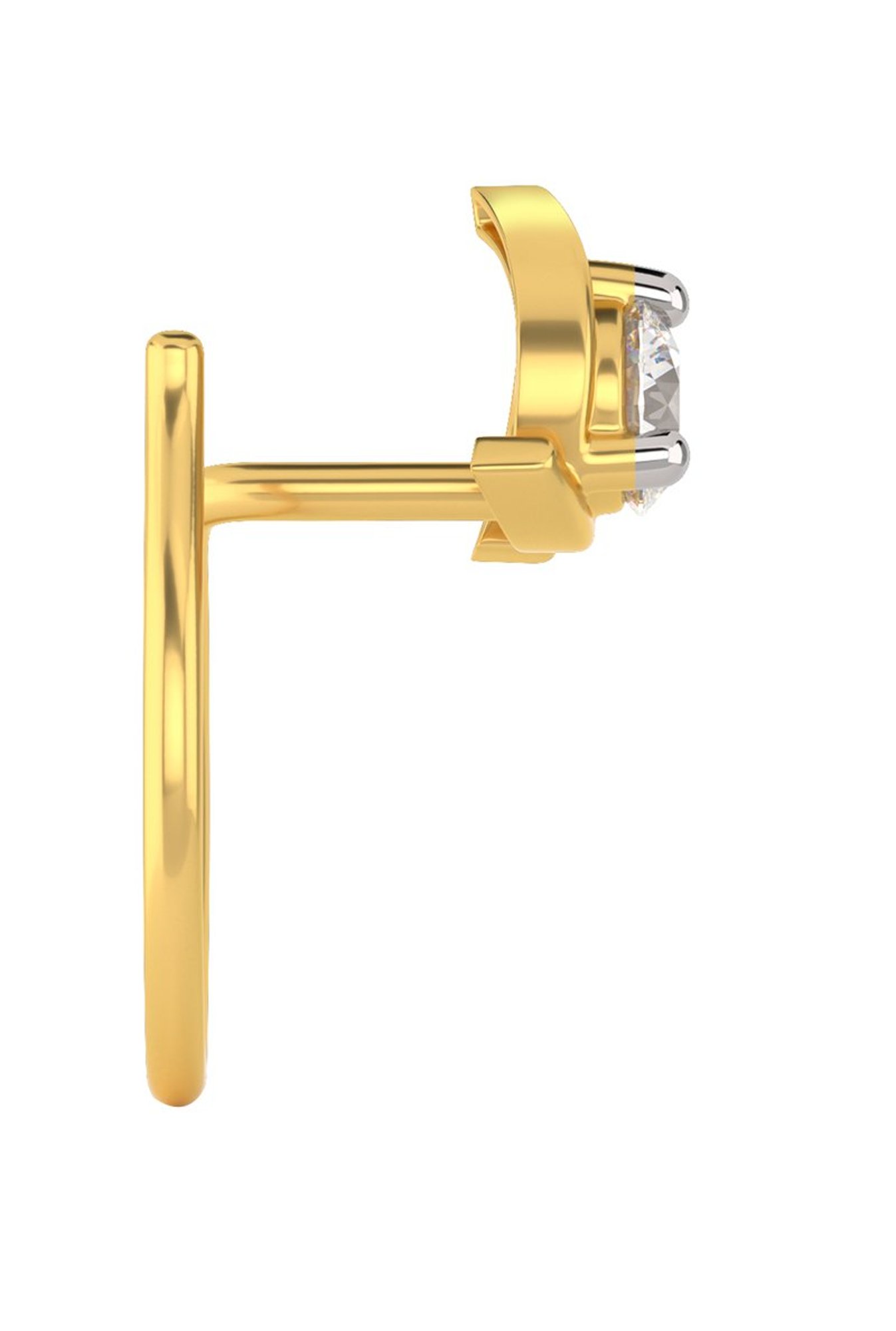 Joyalukkas 18k Gold & Diamond Nosepin