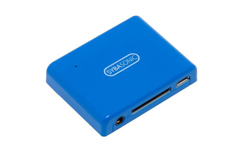 SYBA Multimedia 30Pin Analog Audio Speaker Dock Bluetooth Music Receiver - Blue - 32.81 ft - Wireless - Dock Interface