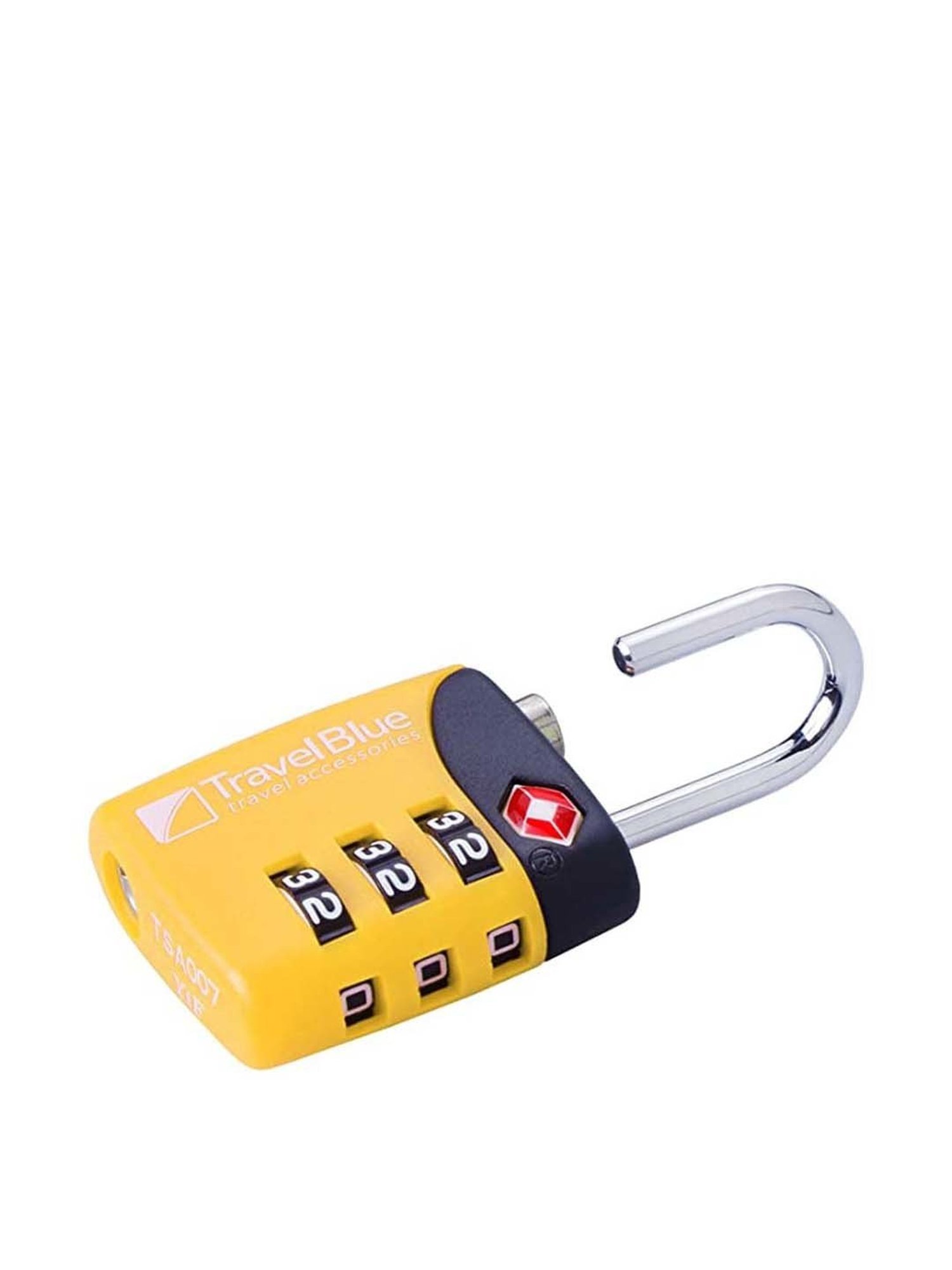 Travel Blue Yellow TSA Lock