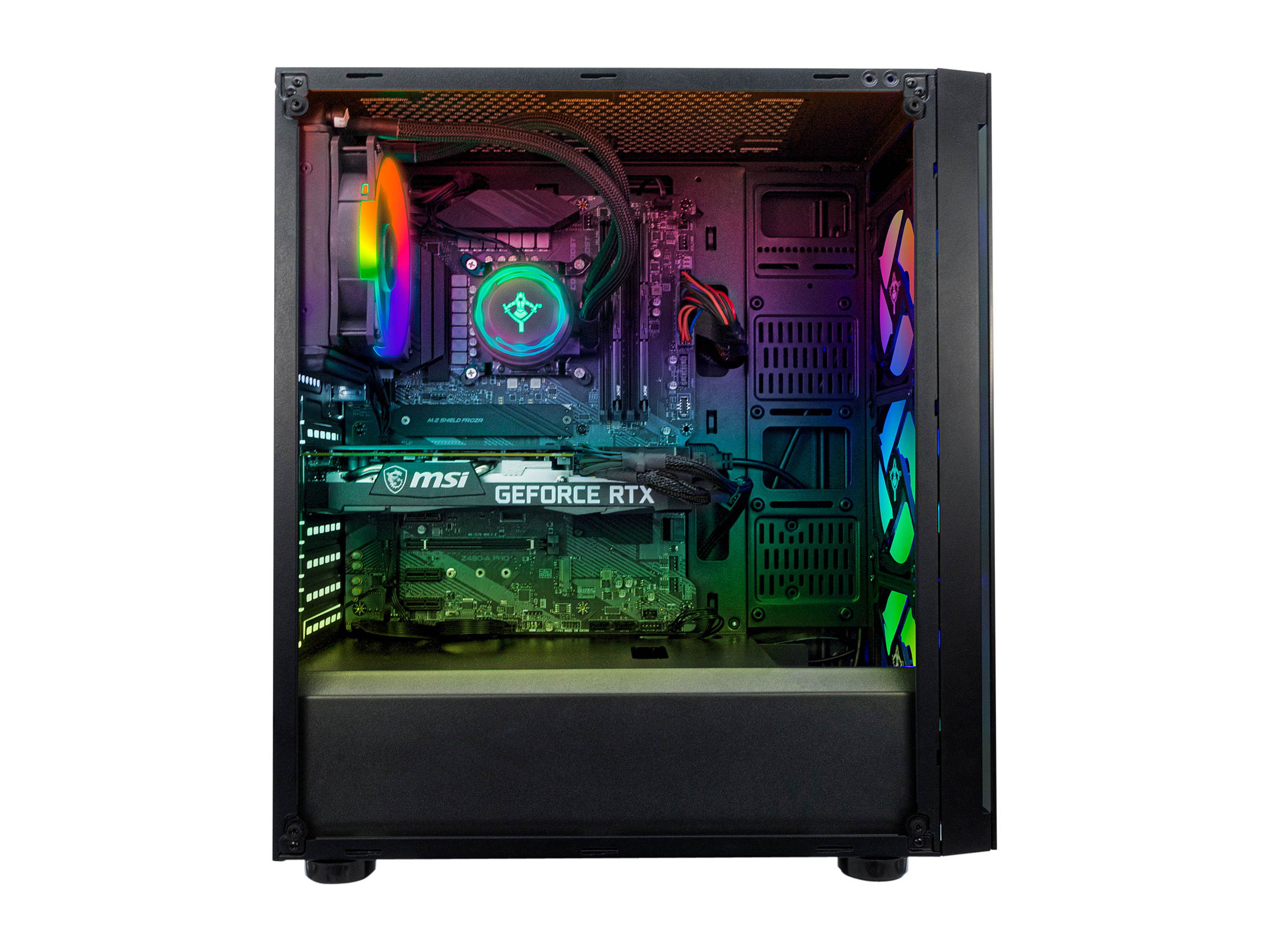 Yeyian Gaming Desktop Katana X02 YPB-KAT-X02 Intel Core i7 10th Gen 10700KF (3.80 GHz) 16 GB DDR4 1 TB NVMe SSD NVIDIA GeForce RTX 3070 Windows 10 Home 64-bit