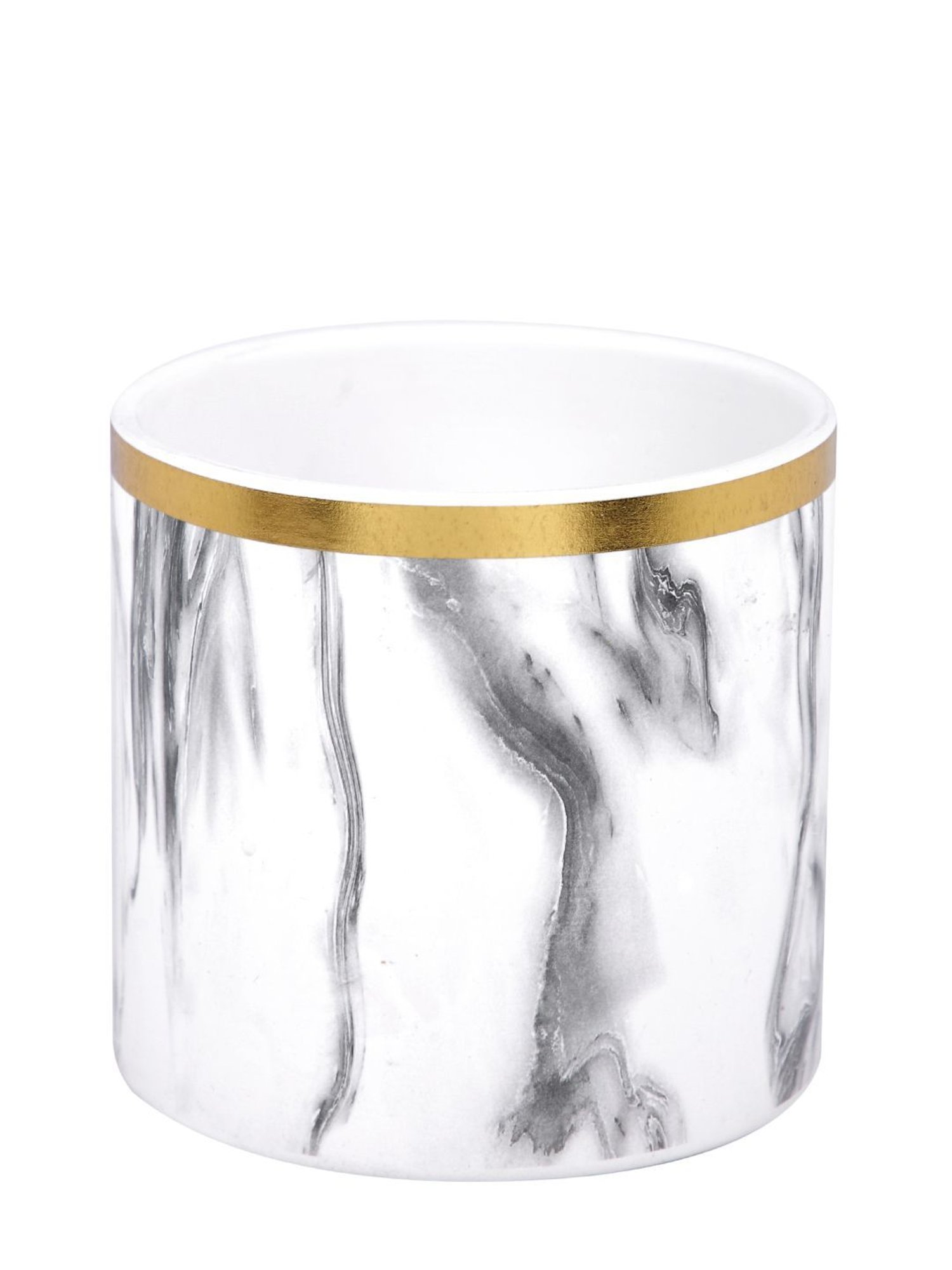 Tayhaa White & Black Ceramic Planter