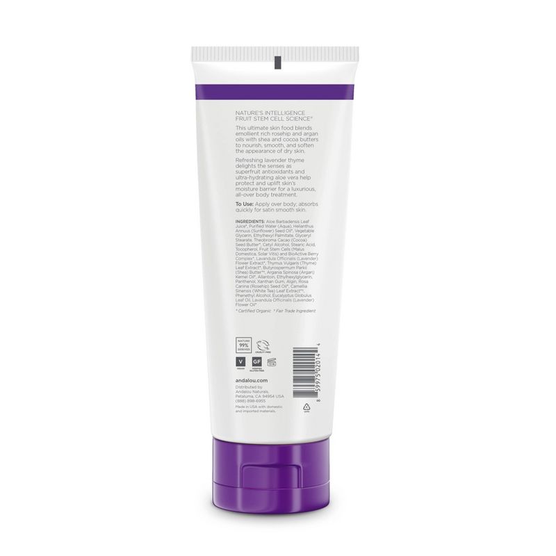 Andalou Naturals Lavender Thyme Refreshing Body Lotion - 8 Oz