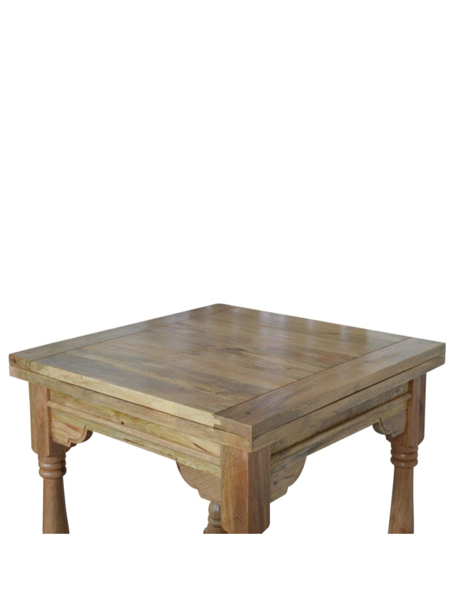 Artisan Furniture Granary Royale Turned Leg Brown Wood Butterfly Dining Table