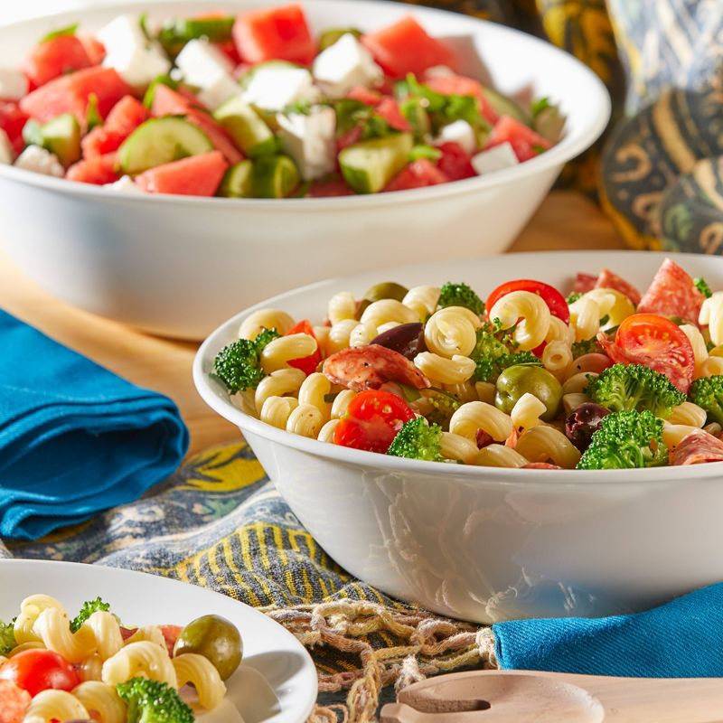 Corelle 32oz 2pk Glass Winter Frost Bowls