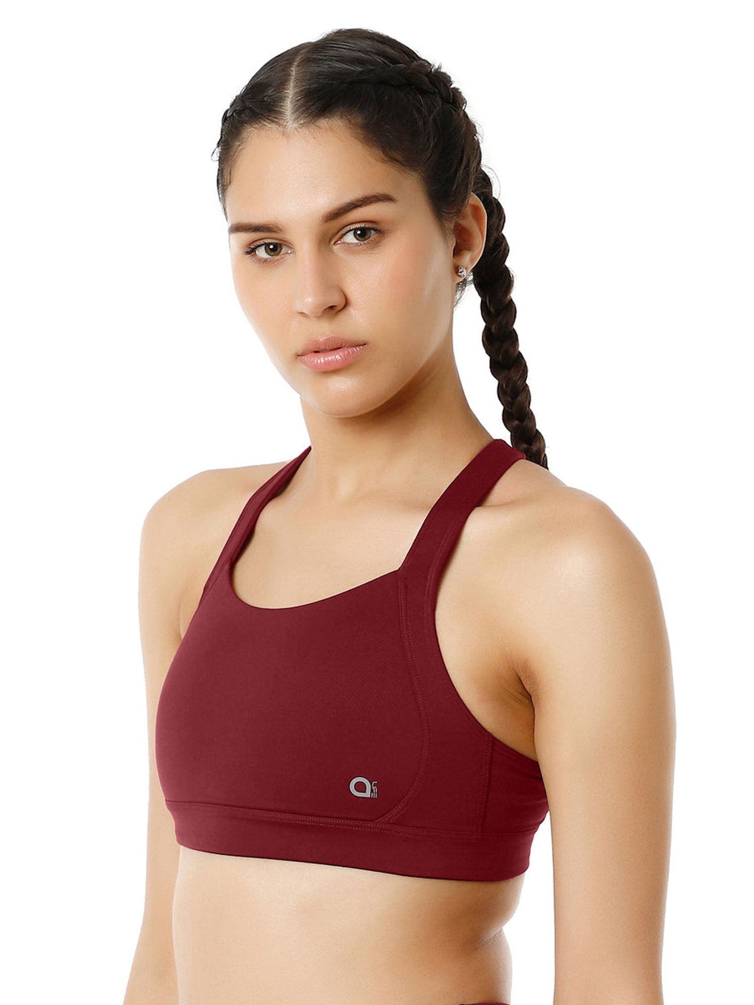 Amante Maroon Sports Bra