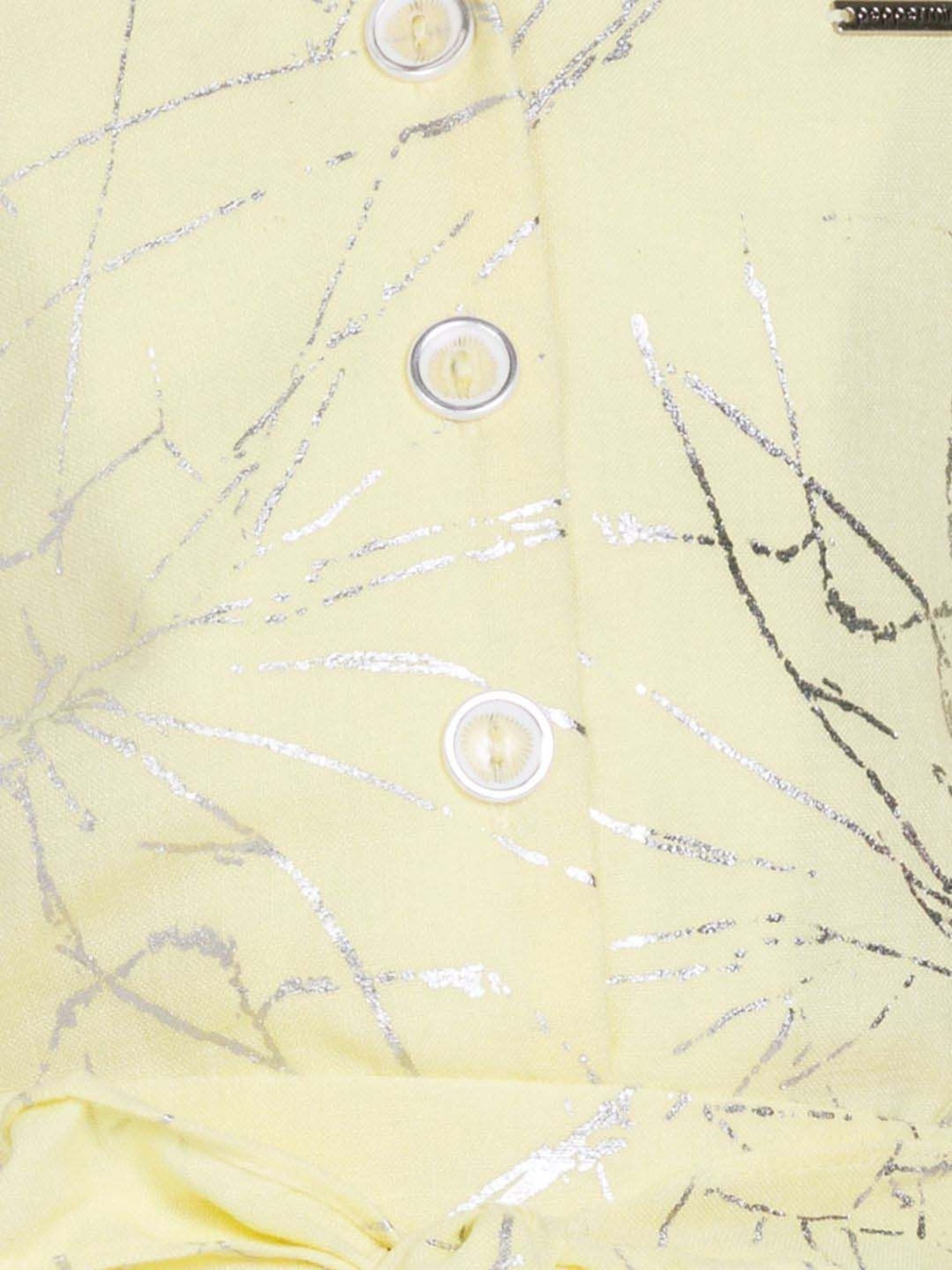 Peppermint Kids Black & White Printed Full Sleeves Dress