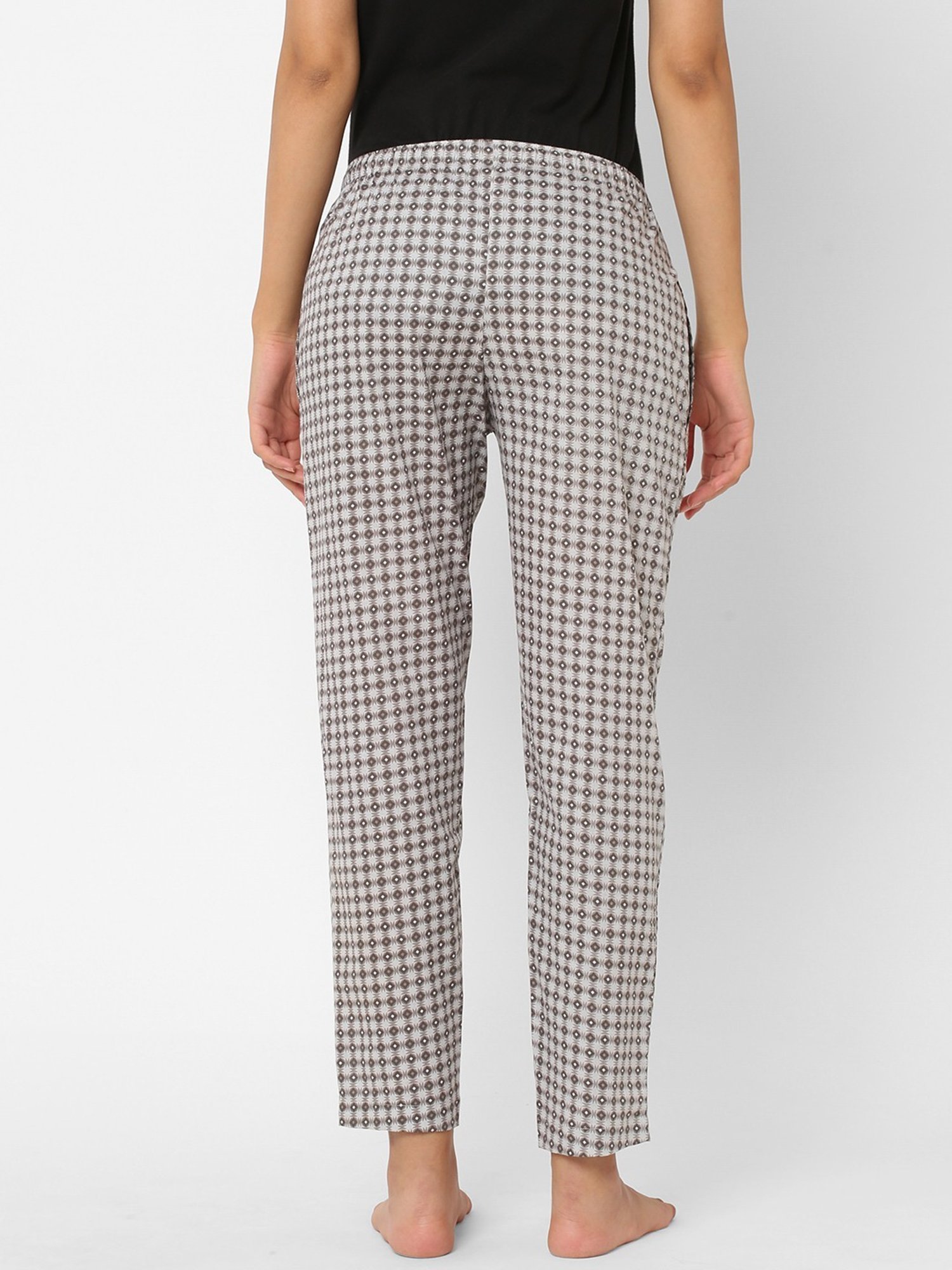 Urban Scottish Grey Printed Lounge Pants