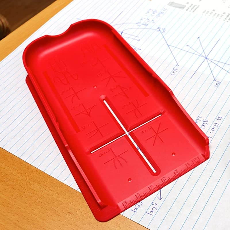 Red Hard Slide Cover for TI 84 Plus, TI 84 Plus C Silver Edition, TI 89 Titanium (not for TI 84 Plus CE)
