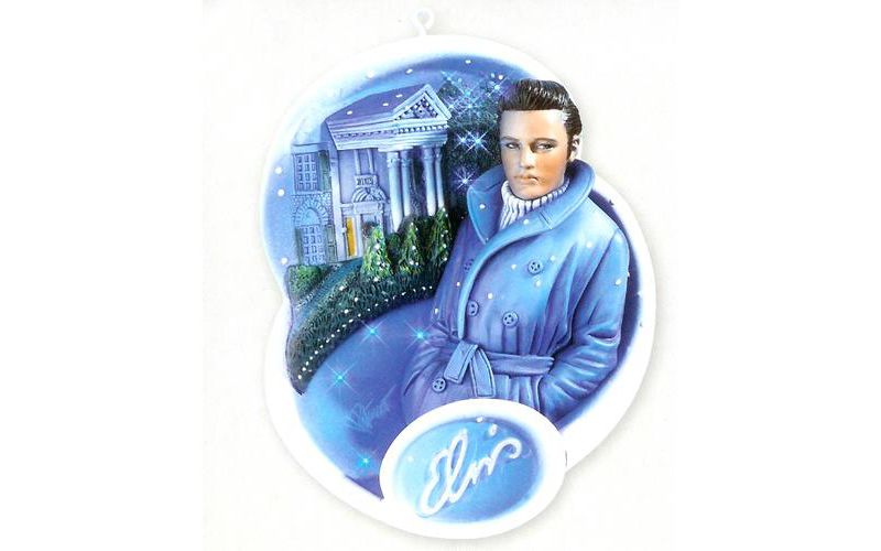 Carlton Cards Carlton Cards Heirloom Lighted Elvis Presley Christmas Ornament with Sound