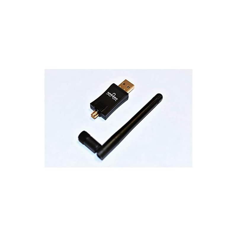 WiFi USB Adapter 58GHz24GHz Dual Band 600Mbps 2dBi Ext Antenna for WinsMacOS