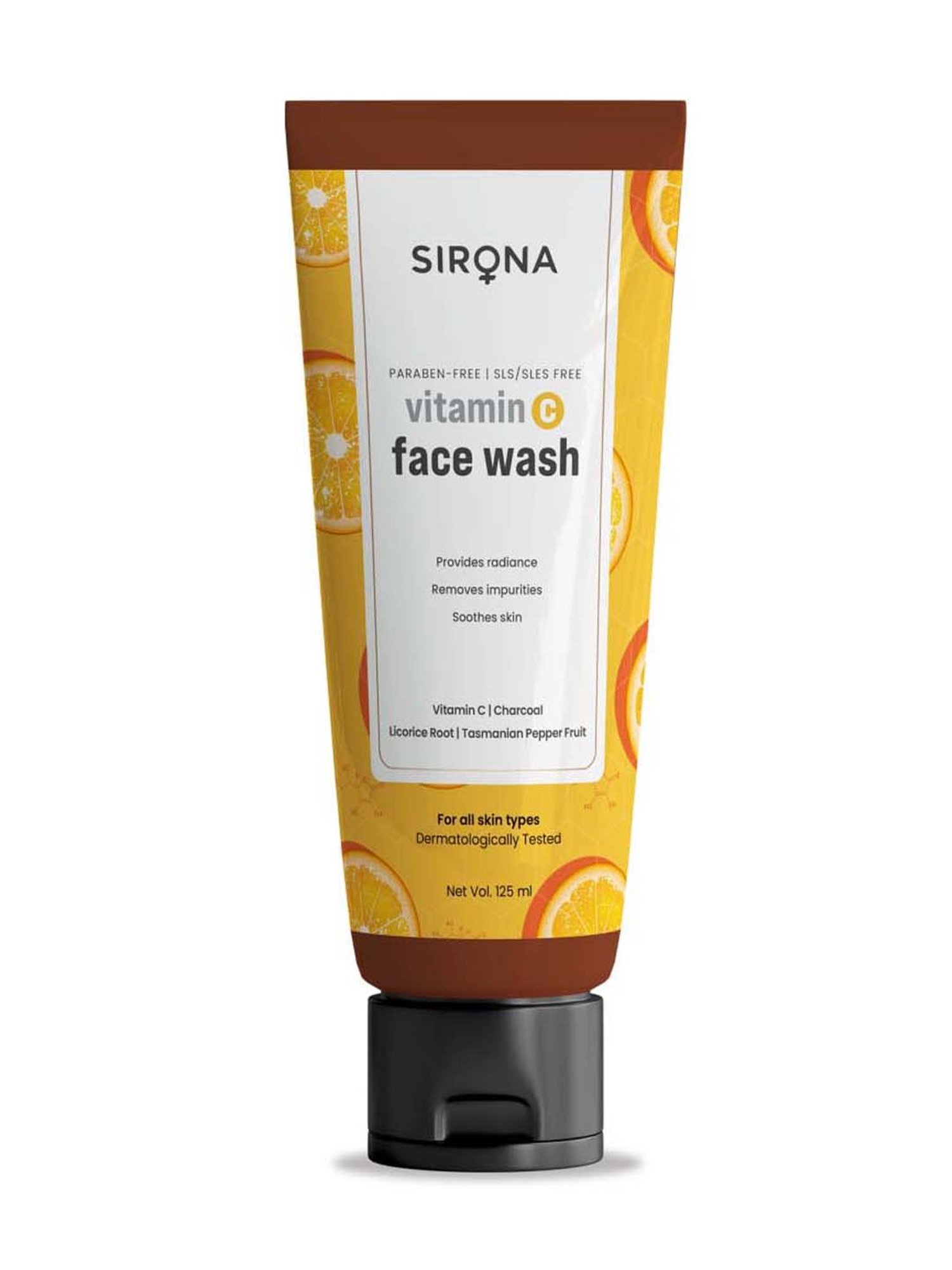 Sirona Vitamin C Face Wash for Men & Women - 125 ml