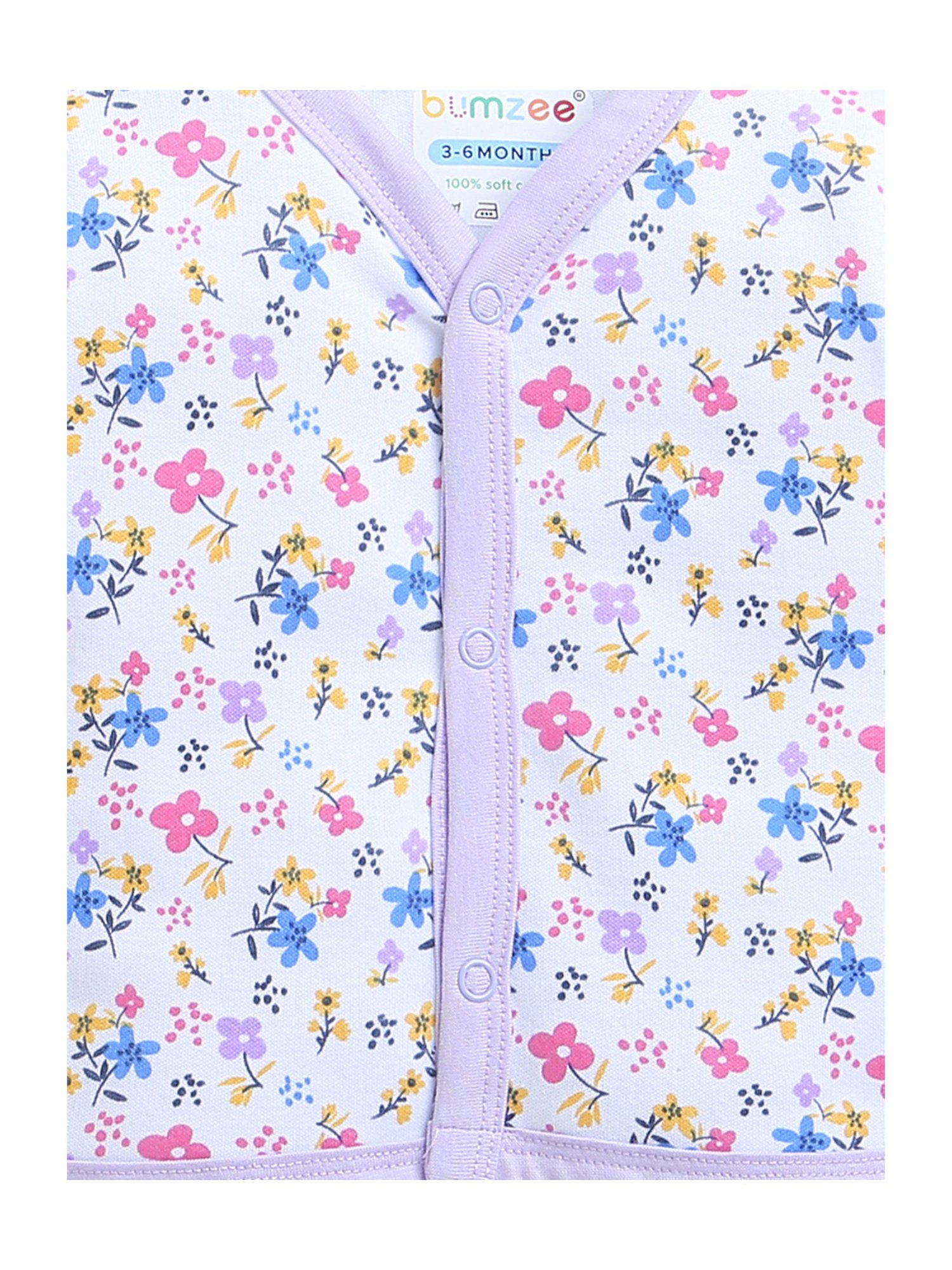 Ed-a-Mamma Baby Blue Printed Top