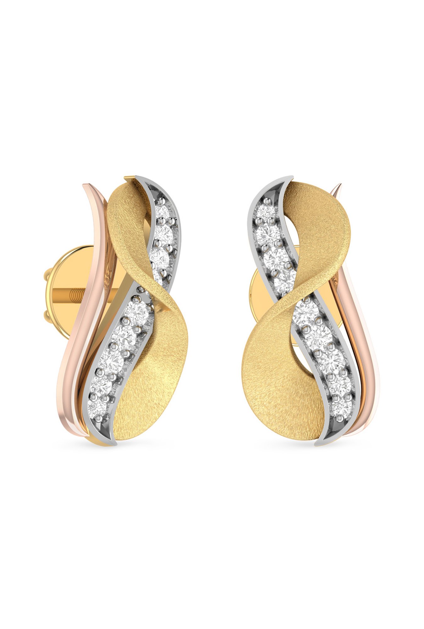 CKC Opulent Multi-Tiered Gold Jhumka Eardrops