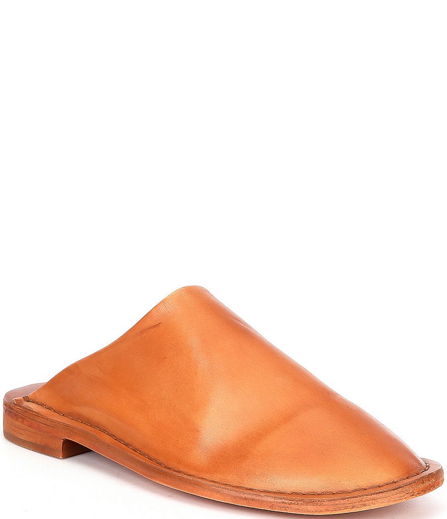 Free People Blake Stitch Down Leather Mules