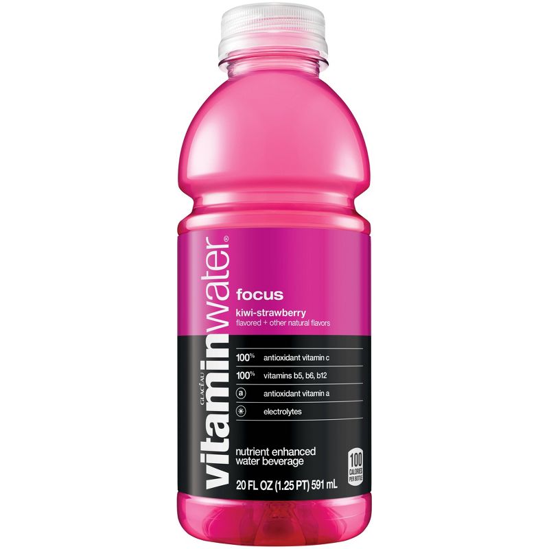 vitaminwater focus kiwi-strawberry - 20 fl oz Bottle