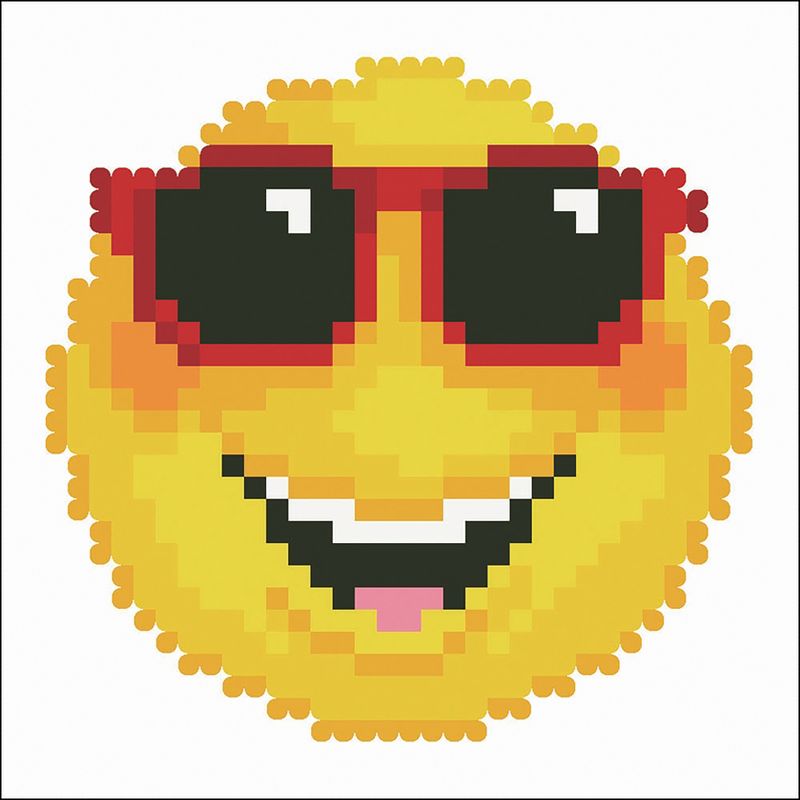 Diamond Dotz Diamond Embroidery Facet Art Kit 4"X4"-Smiling Face W/Frame