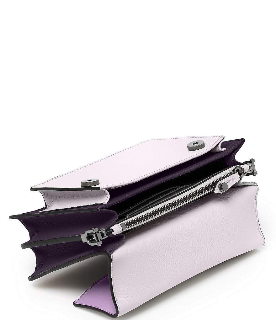 Botkier Cobble Hill Leather Colorblock Crossbody Bag