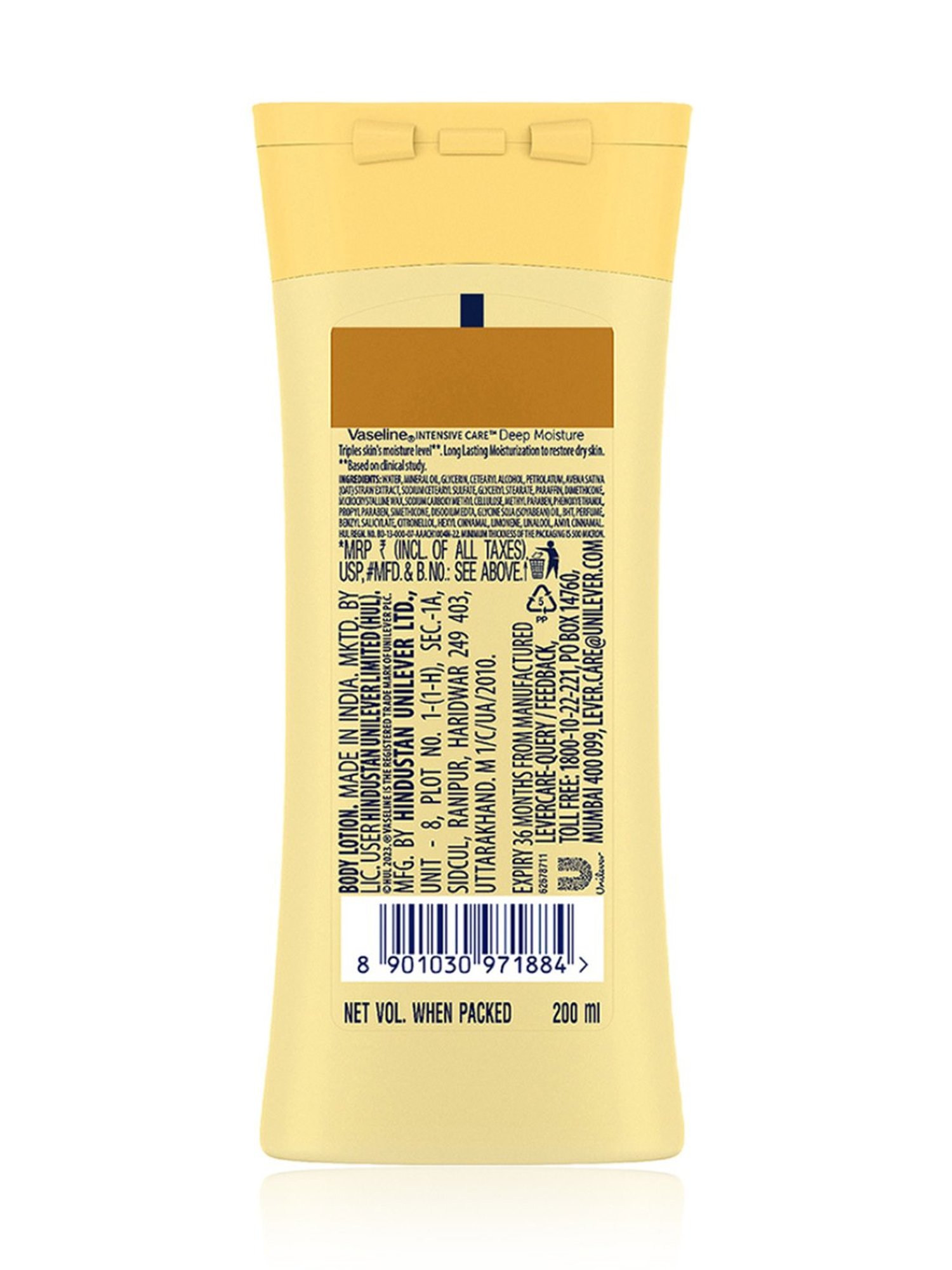 Vaseline Intensive Care Deep Moisture Body Lotion - 200 ml