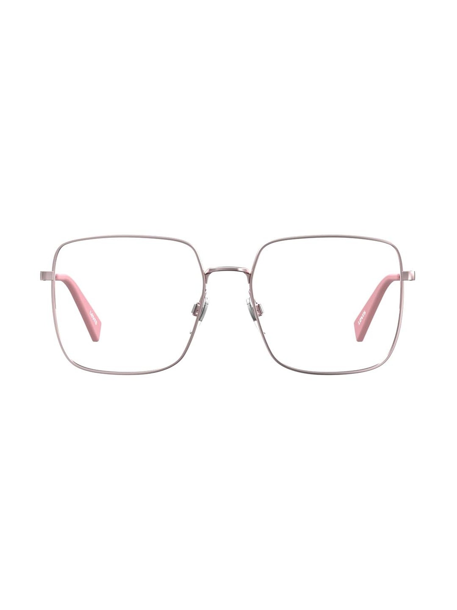Levi's Pink Square Eye Frames for Women