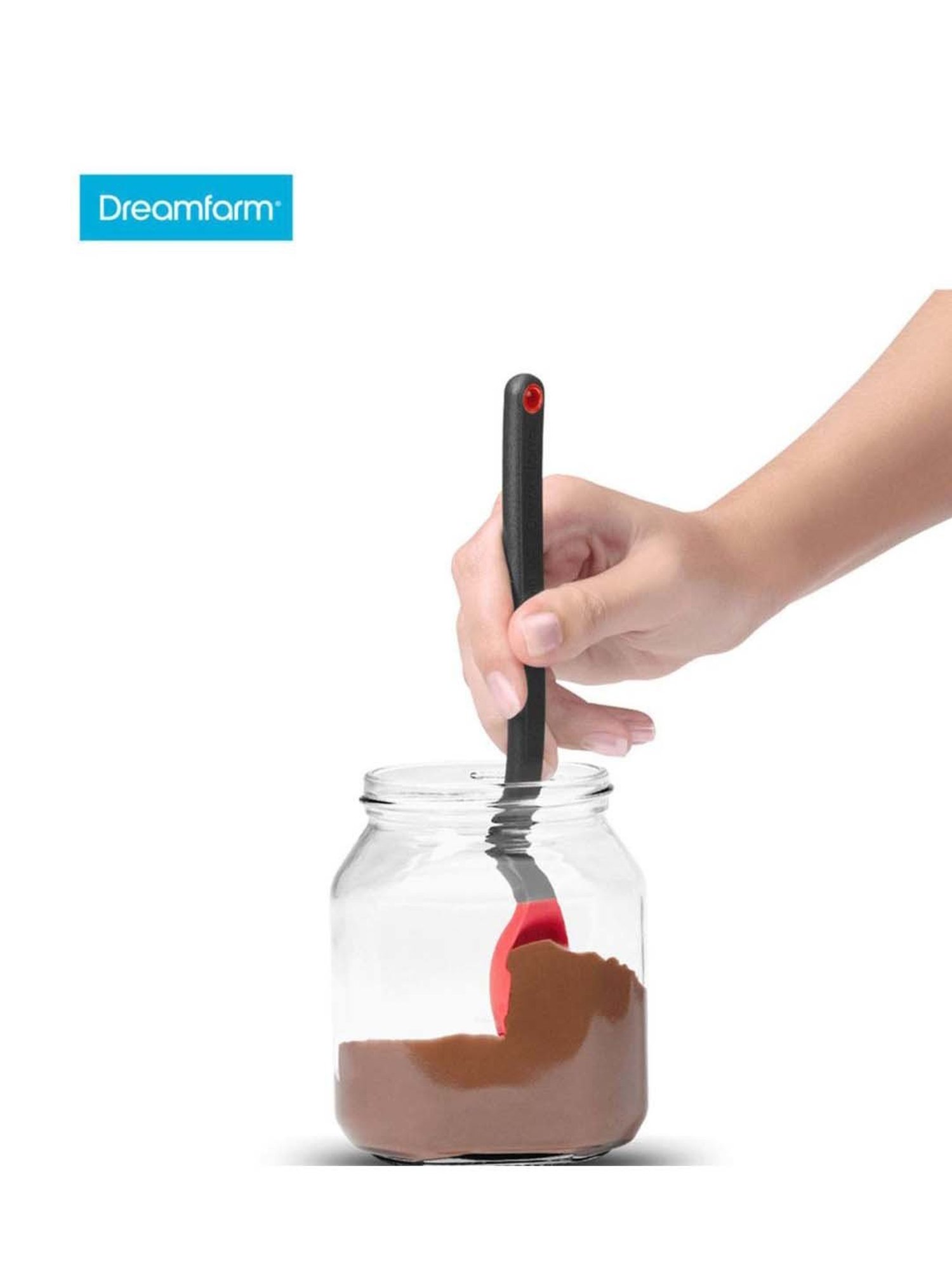 Dreamfarm Red Medium Sit Up Scraping Supoon