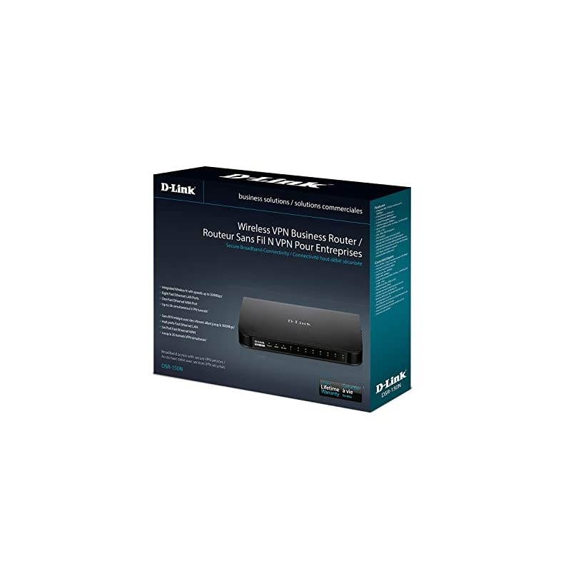 VPN Router 8 Port 10100 with Dynamic Web Content Filtering DSR150