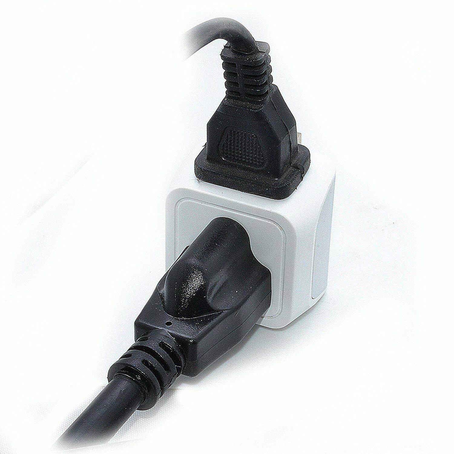 Ceptics Israel, Palestine Travel Adapter Plug - USA Input - Type H - Safe Grounded Perfect for Cell Phones, Laptops, Camera (3 Pack) - Dual Inputs - Ultra Compact - Light Weight (CT-14)