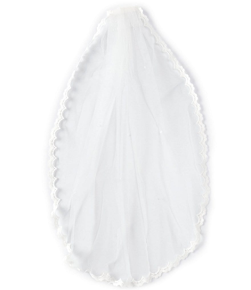 Edgehill Collection Little Girls Sparkle Satin Bow Wrap Headband