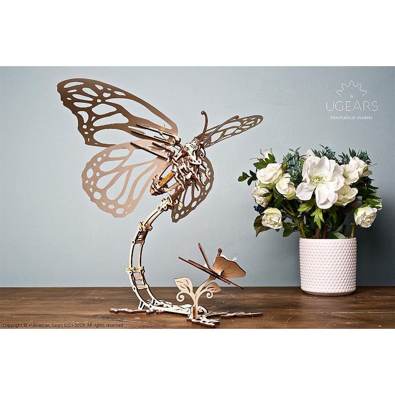 UGears Models UGears Mechanical Models 3D Wooden Puzzle | Butterfly