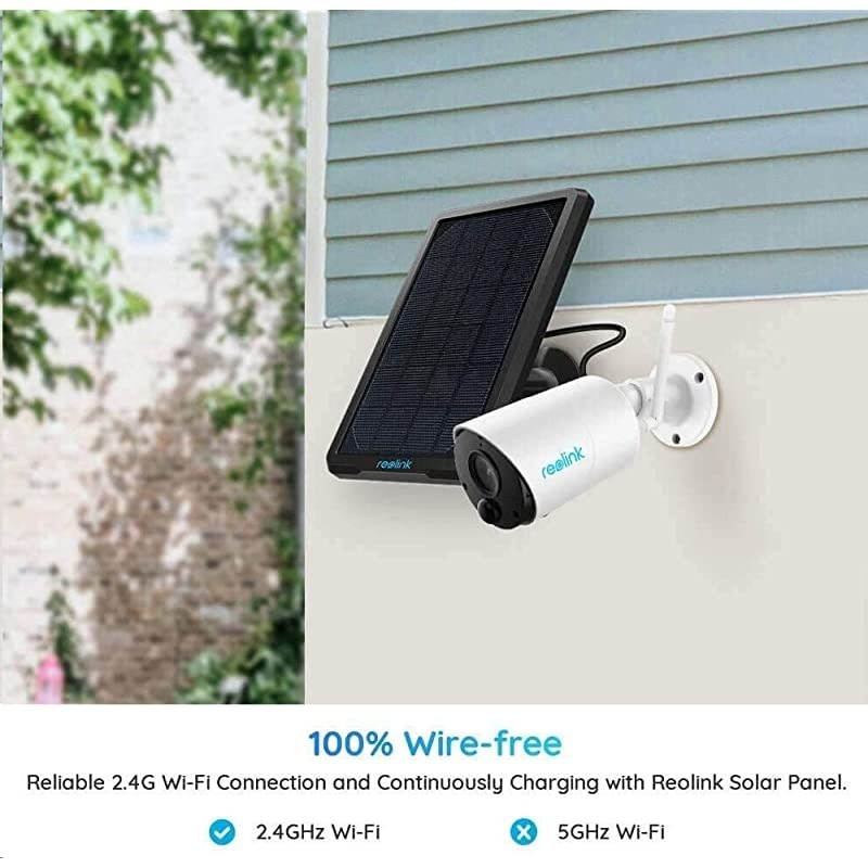 Security Camera System Wireless Solar Battery Powered 1080p Wirefree Waterproof 2Way Audio Night Vision w PIR Motion Sensor Support AlexaGoogle AssistantLocal SD Argus Eco+Solar Panel
