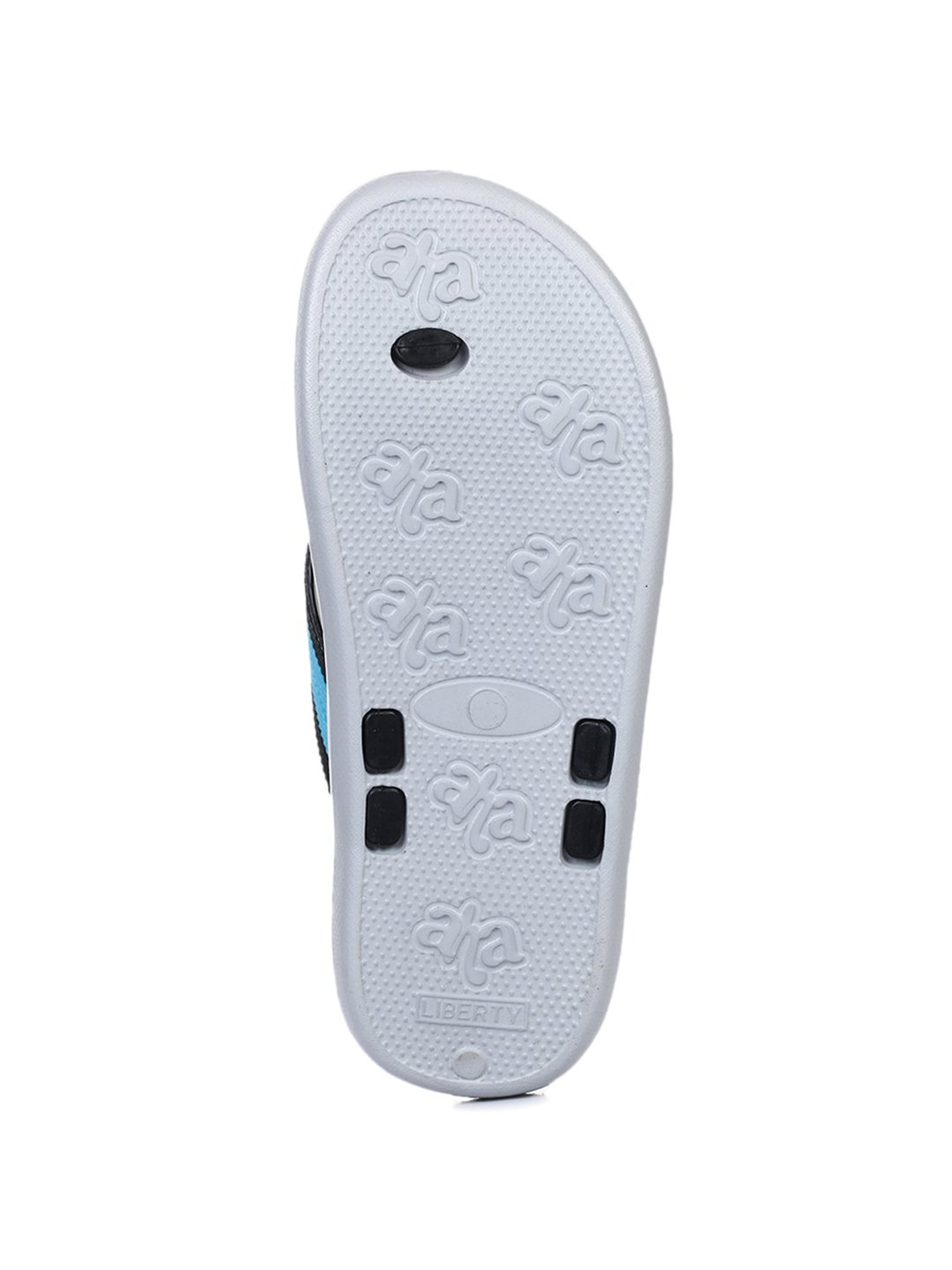 Aha by Liberty Sky Blue & Grey Flip Flops