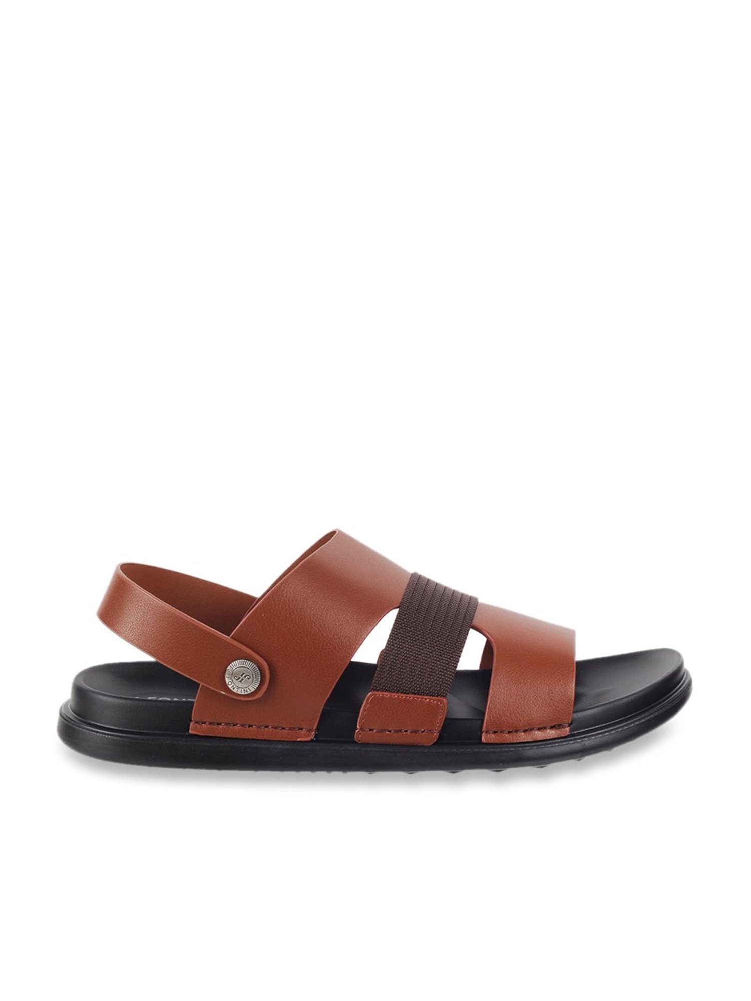 J. Fontini by Mochi Men's Tan Sling Back Sandals