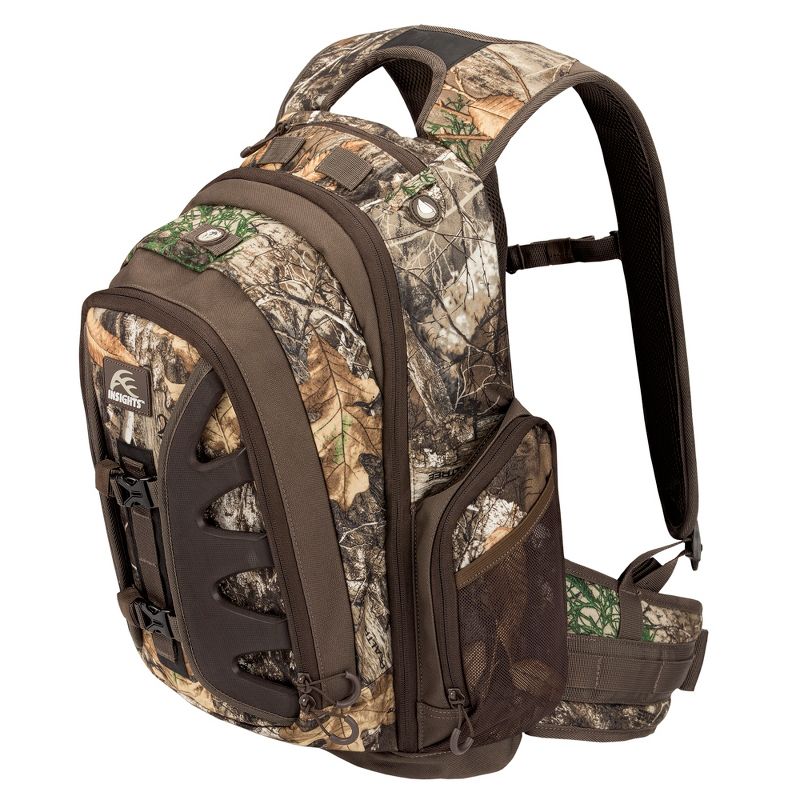 Insights 9301 The Element Heavy Duty 1,831 Cubic Inch Outdoor Hiking Fishing Camping Hunting Backpack with Rain Fly, Realtree Edge Camouflage