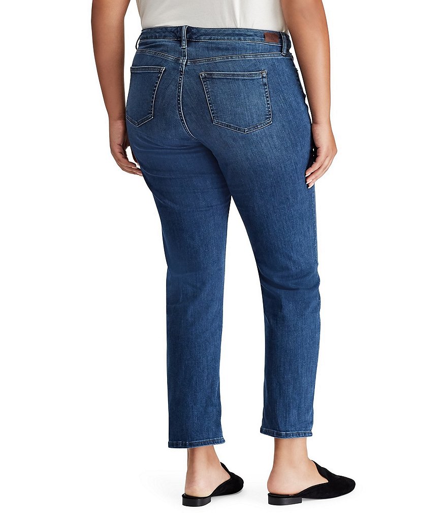 Ruby Rd. Plus Size Super Soft Stretch Denim Straight Leg Jeans