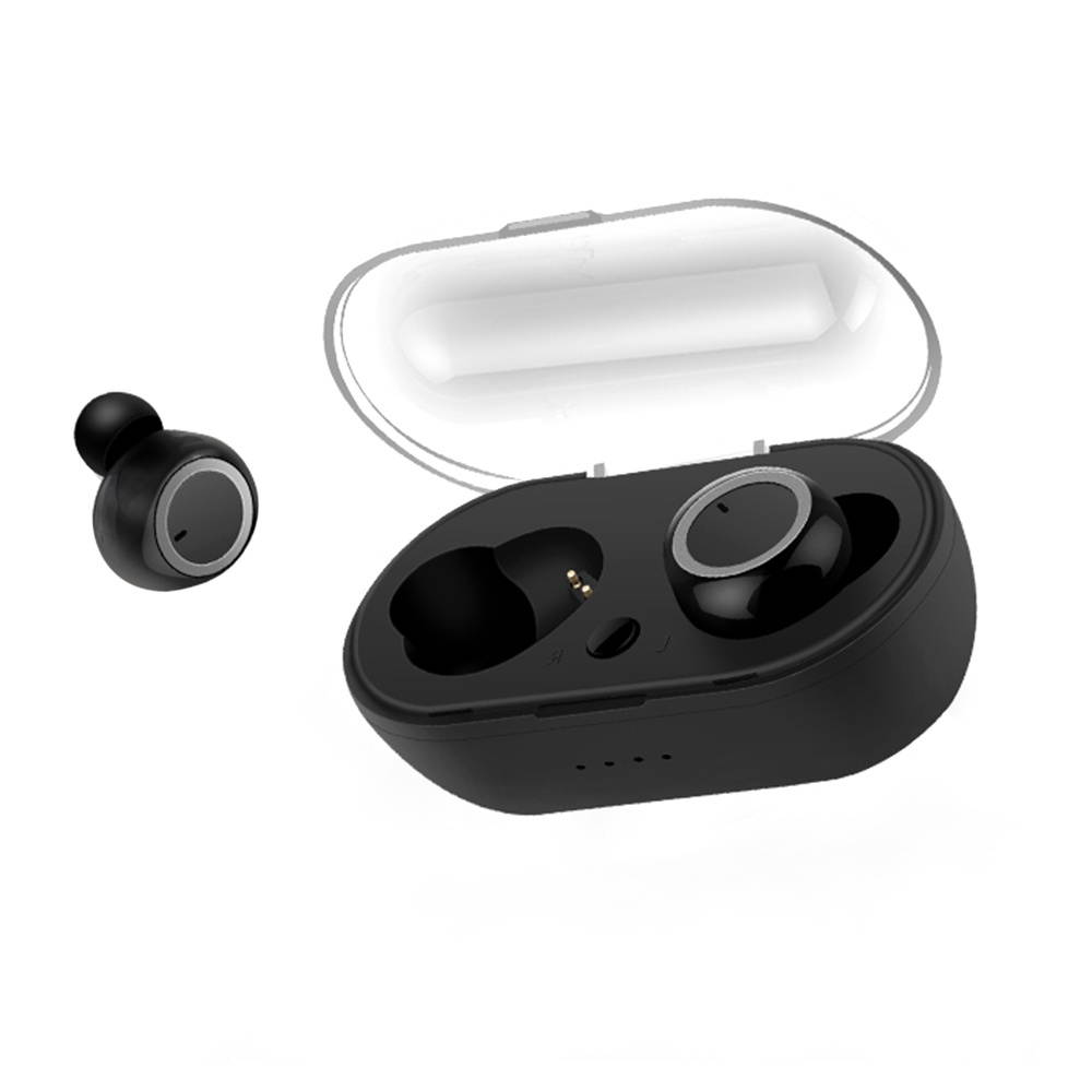 SQ-W1 Bluetooth 5.0 TWS Earbuds True Wireless Headphones Touch Control Sports Headset In-ear Earphones with Mic Charging Case