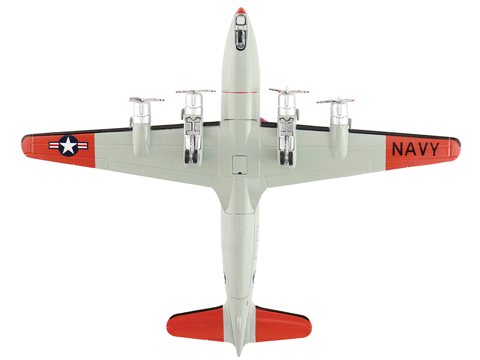 Douglas C-47 Skytrain Transport Aircraft "Night Fright 79th Troop Carrier Squadron 436th Troop Carrier Group D-Day" (1944) United States Army Air Forces 1/100 Diecast Model