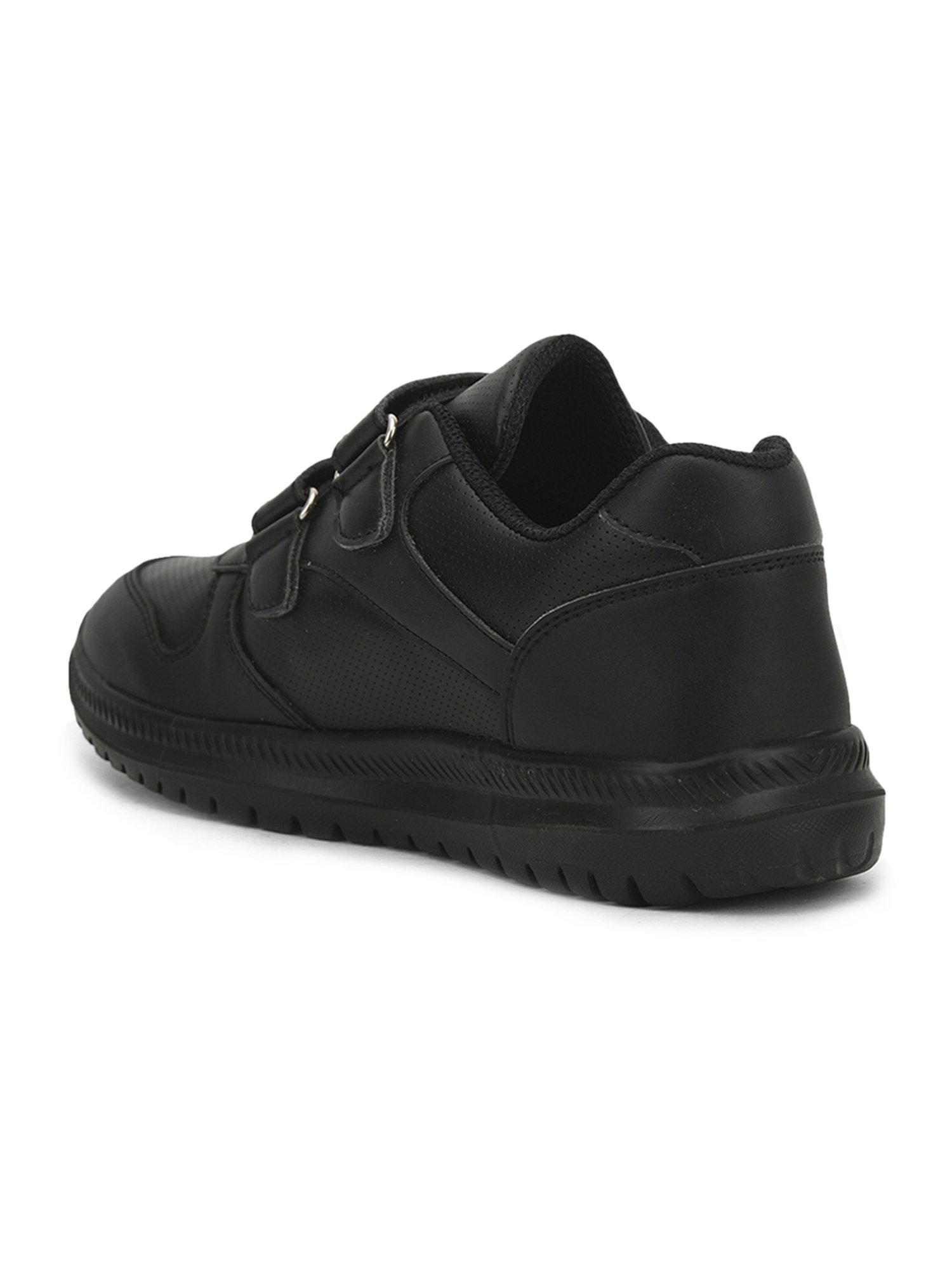 Force 10 By Liberty Kids Black Velcro Shoes