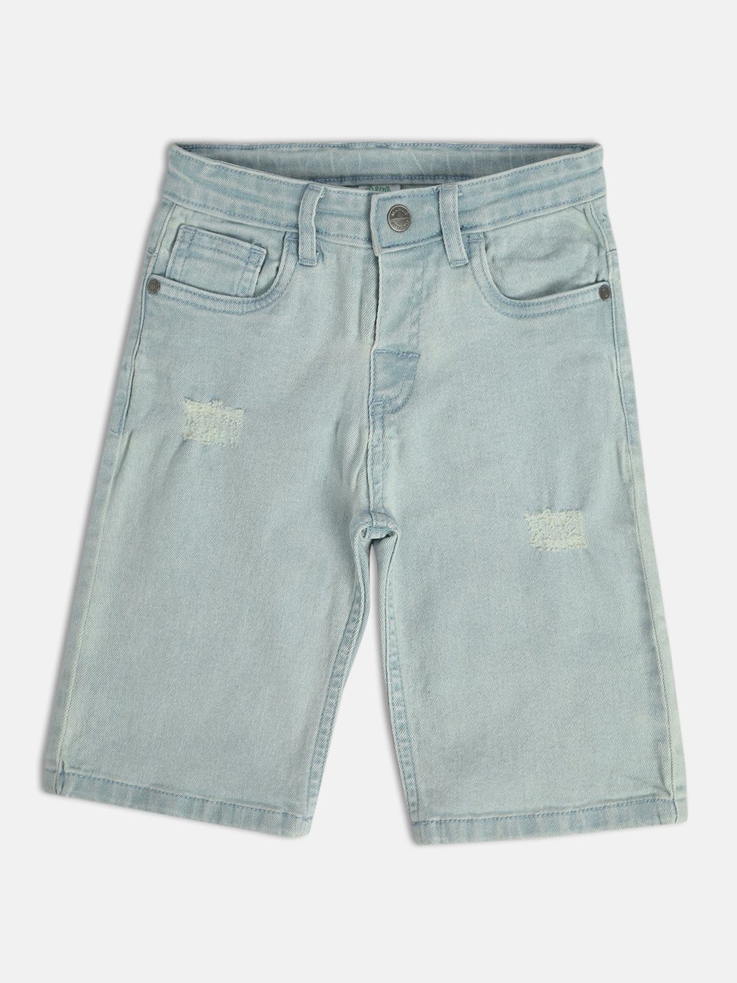 MINIKLUB Kids Blue Distressed Shorts