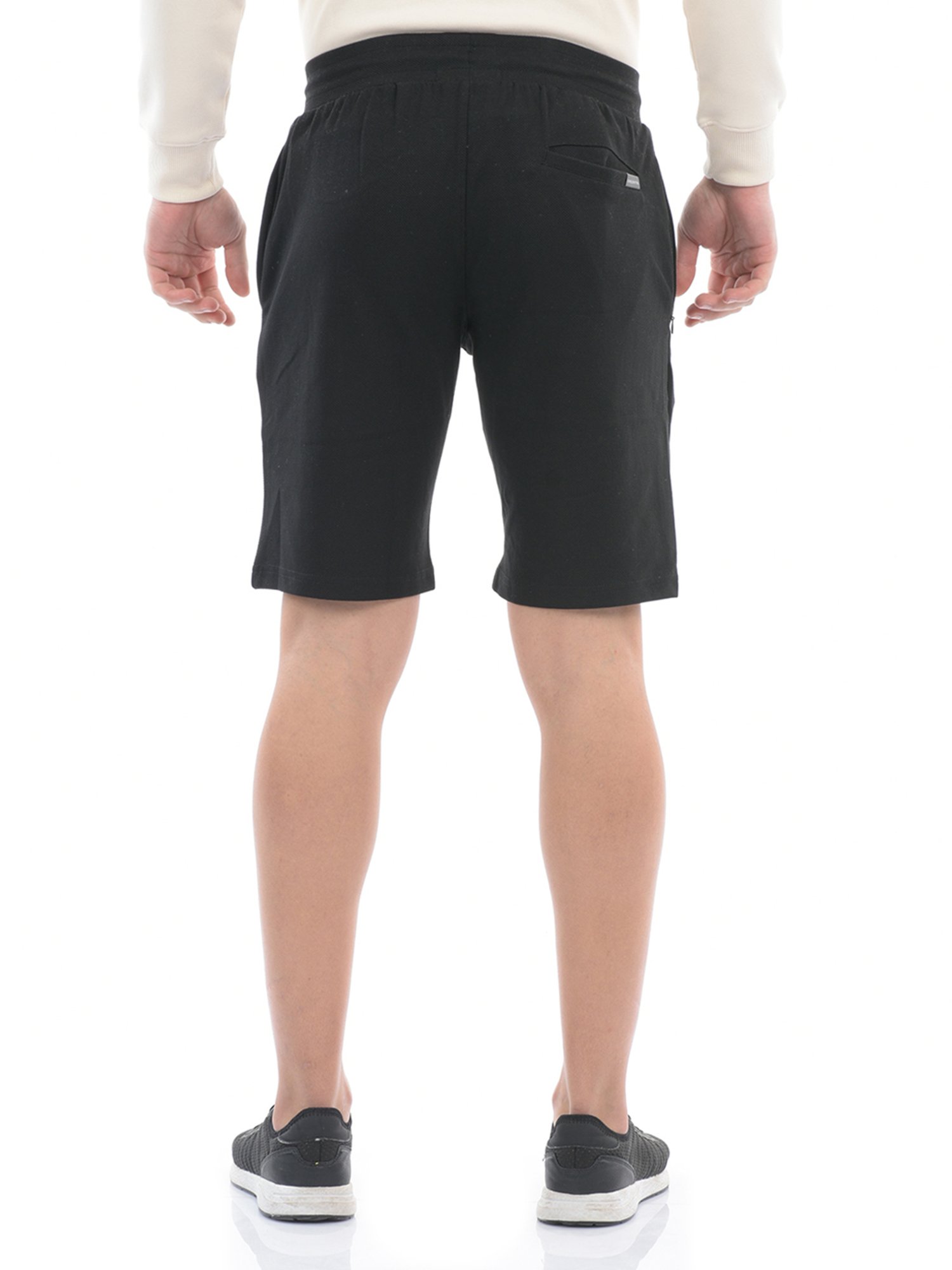 London Fog Black Regular Fit Shorts