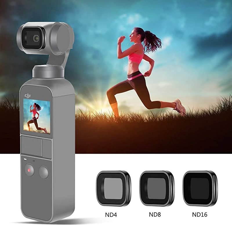 Osmo Pocket ND Filters3PackND4 ND8ND16 for DJI Osmo Pocket Cameras