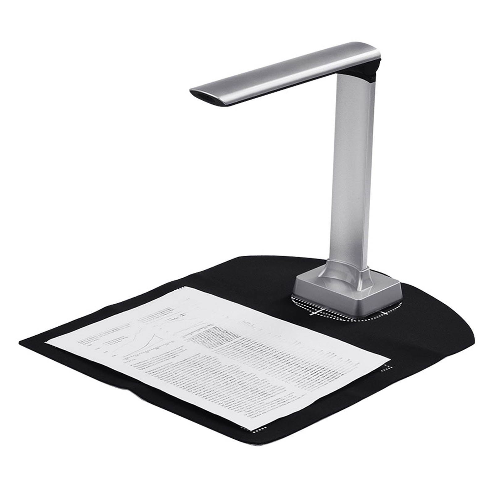Aibecy BK30 Document Camera 5 Mega-pixel High Definition Portable Scanner Capture Size A4 Scanners for File Card Passport Recognition Support 7 Languages German/ Russian/ French/ Japanese/ Spanish/