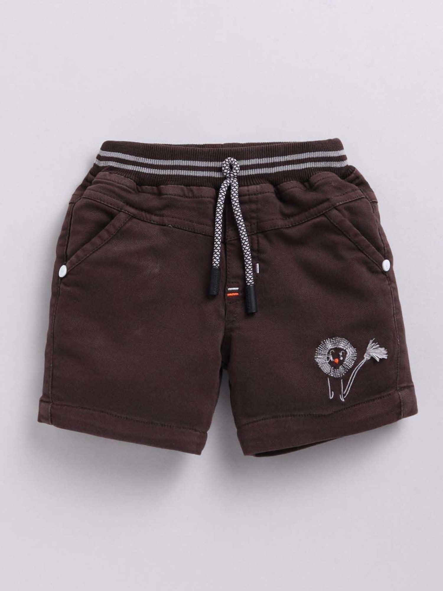 UNO KIDS Boys Brown & White Printed Top & Short sets