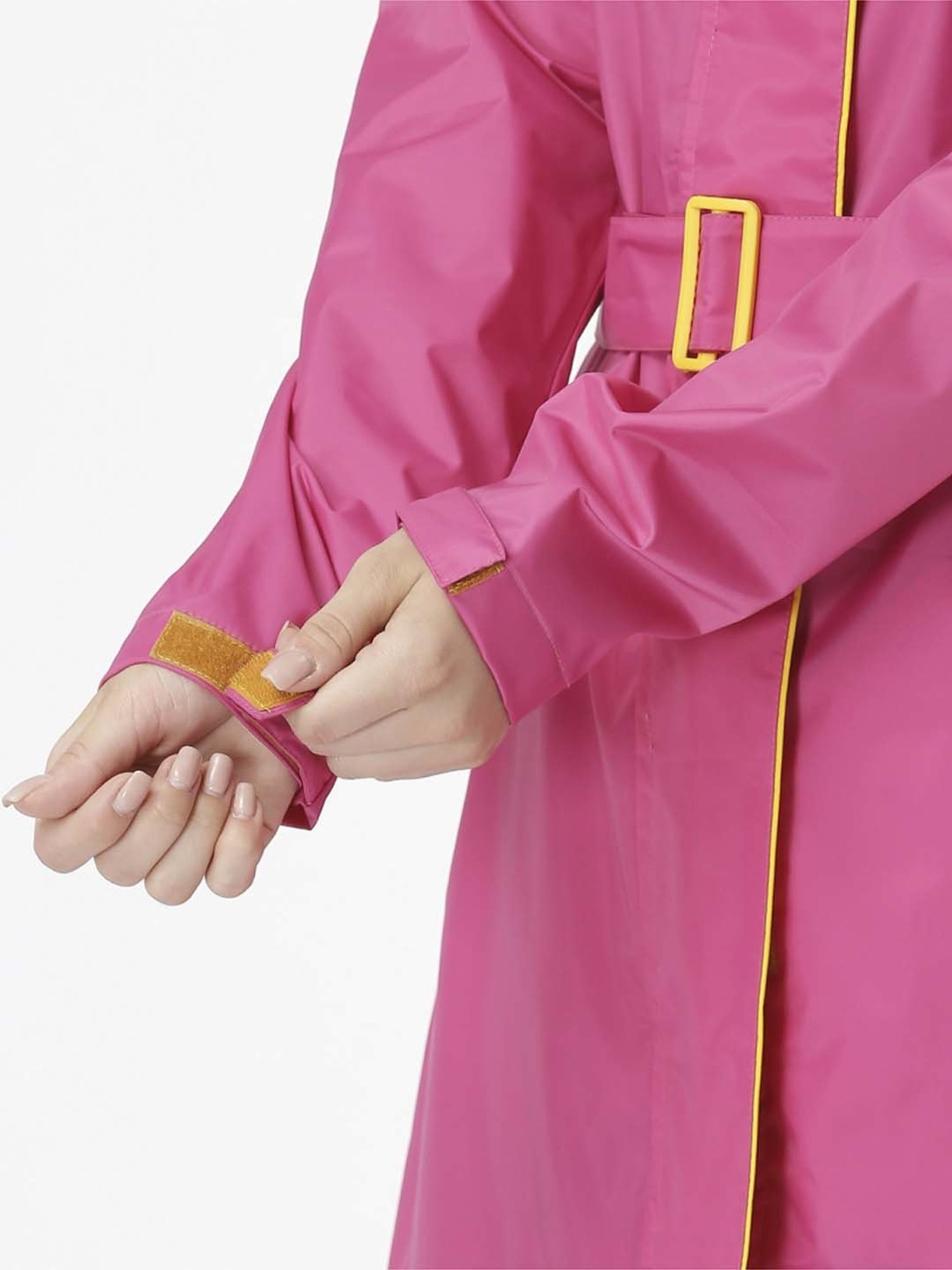 Zeel Pink Regular Fit Rain Jacket