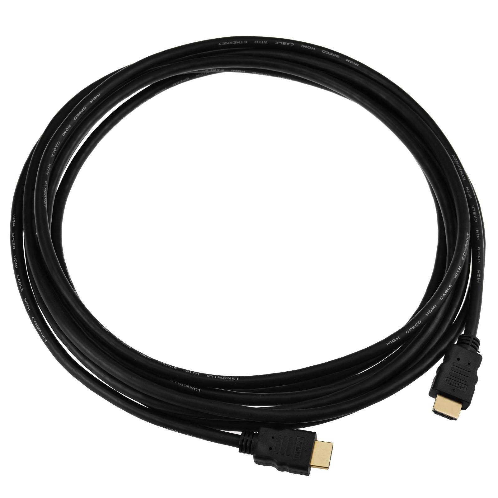 5M HDMI v 1.4 High Speed Cable Ethernet PC Laptop Bluray LED TV Monitor Black