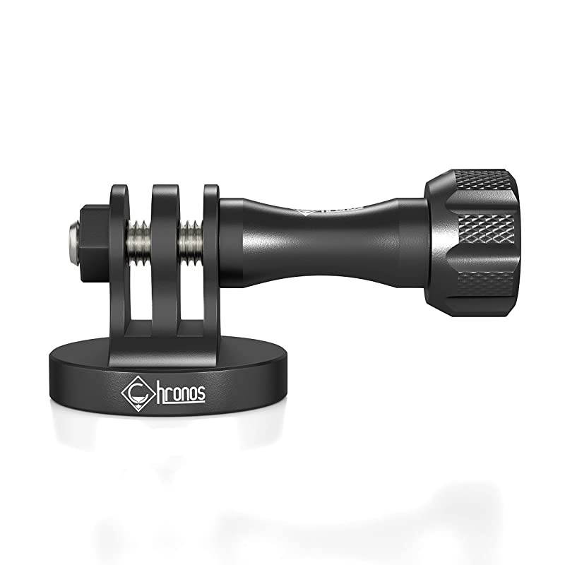 Aluminum Alloy CNC Metal GoPro Tripod Adapter/Monopod Mount with Aluminum CNC Thumbscrew for GoPro Max, GoPro Hero 9, Go Pro Hero 8, 7, 6, 5, 4, and DJI Osmo Action